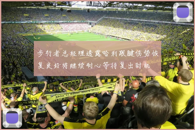 步行者总经理透露哈利跟腱伤势恢复良好将继续耐心等待复出时机